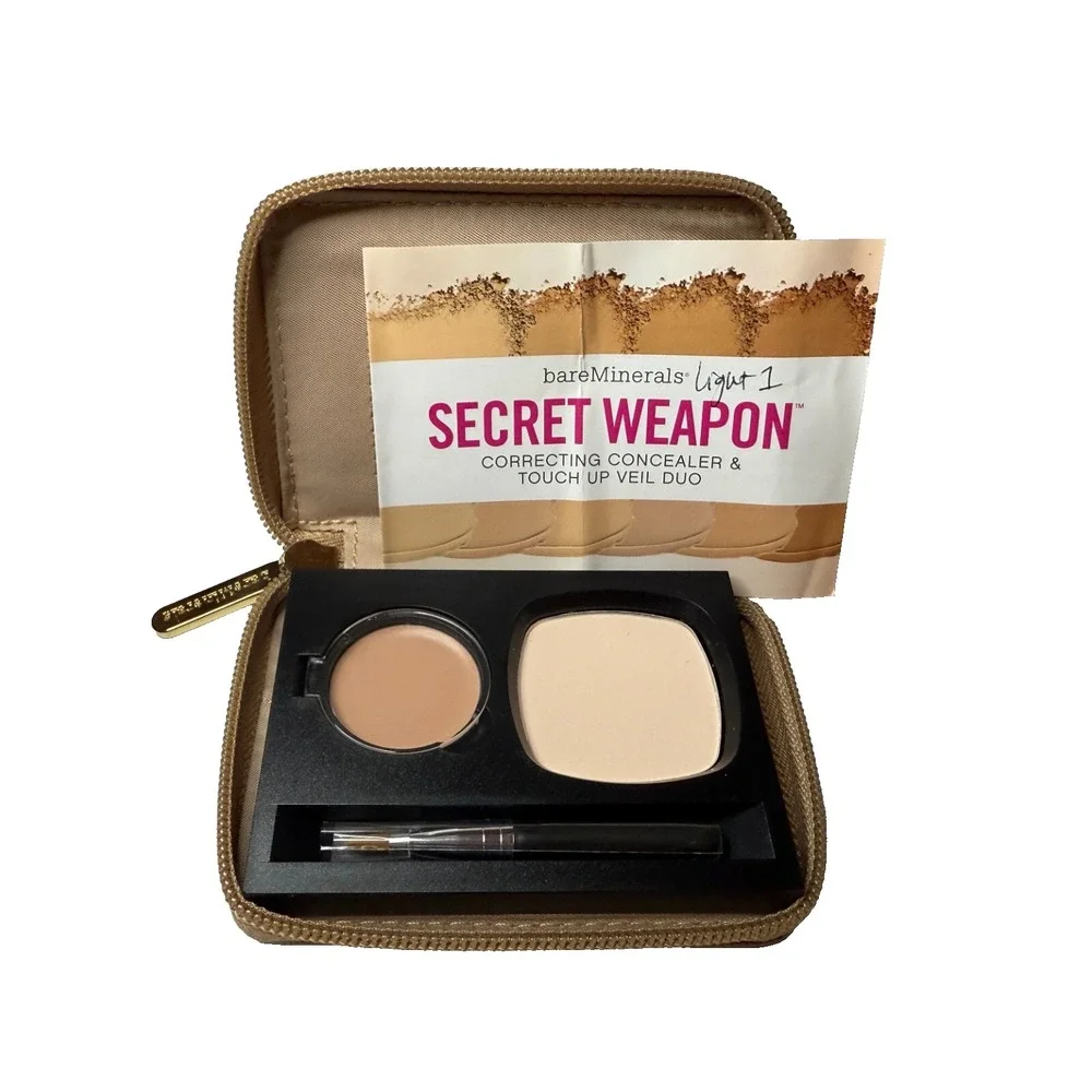 bareMinerals Secret Weapon Correcting Concealer & Touch Up Veil Duo Light‎ 1